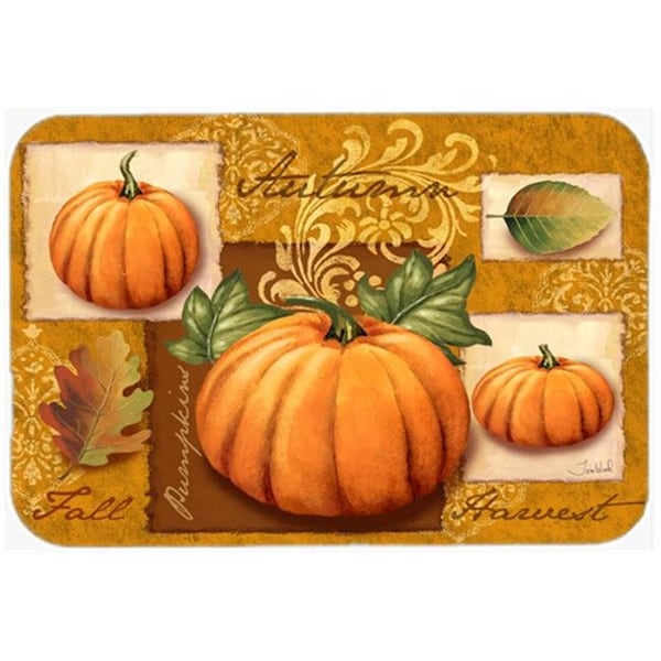 Carolines Treasures Carolines Treasures PTW2006LCB Fall Harvest Pumpkins Glass Cutting Board; Large - PTW2006LCB
