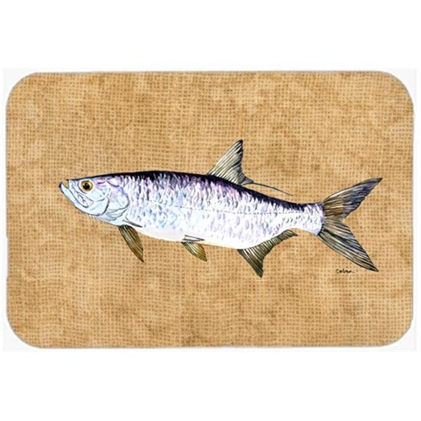Carolines Treasures Carolines Treasures 8804LCB 15 X 12 In. Tarpon Glass Cutting Board Large Size - 8804LCB