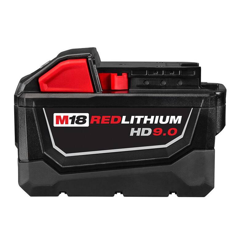 Milwaukee M18 18-Volt Lithium-Ion High Demand Battery Pack 9.0Ah and Charger Starter Kit - 48-59-1890