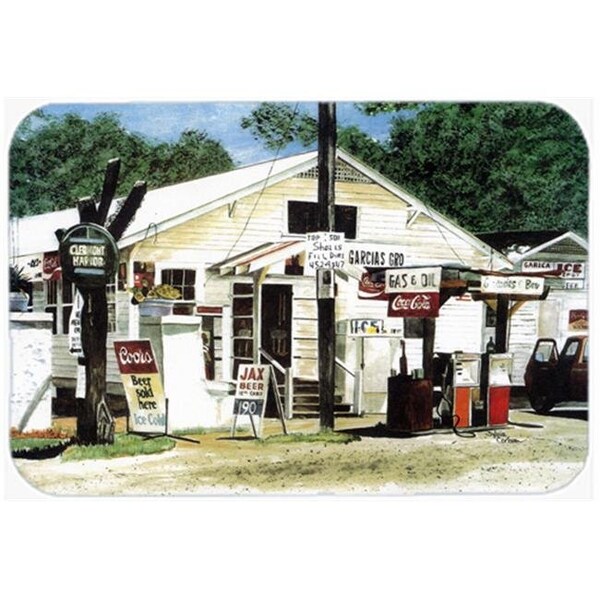 Carolines Treasures Carolines Treasures 8130LCB 15 x 12 in. Garcias Grocery Glass Cutting Board; Large - 8130LCB