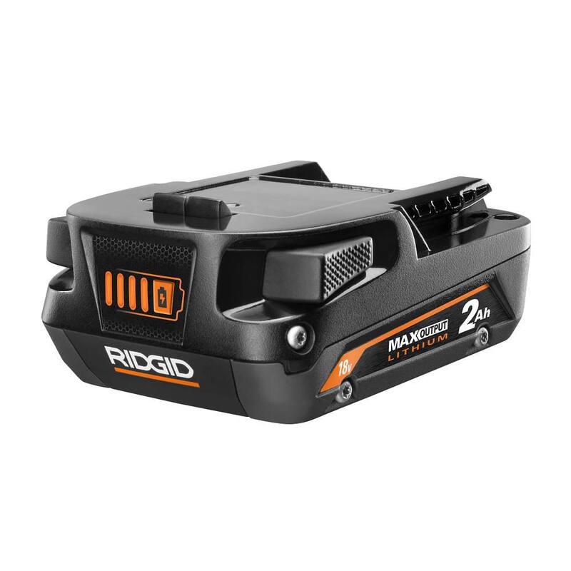 Baterías RIDGID de 18V MAX Output de 4.0 Ah 2.0 Ah y Cargador con Cargador Dual Port Simultáneo de 18V - AC8400240SB-AC86095