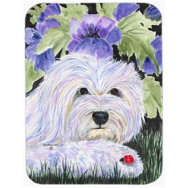 Carolines Treasures Carolines Treasures SS8349LCB Coton De Tulear Glass Cutting Board; Large - SS8349LCB