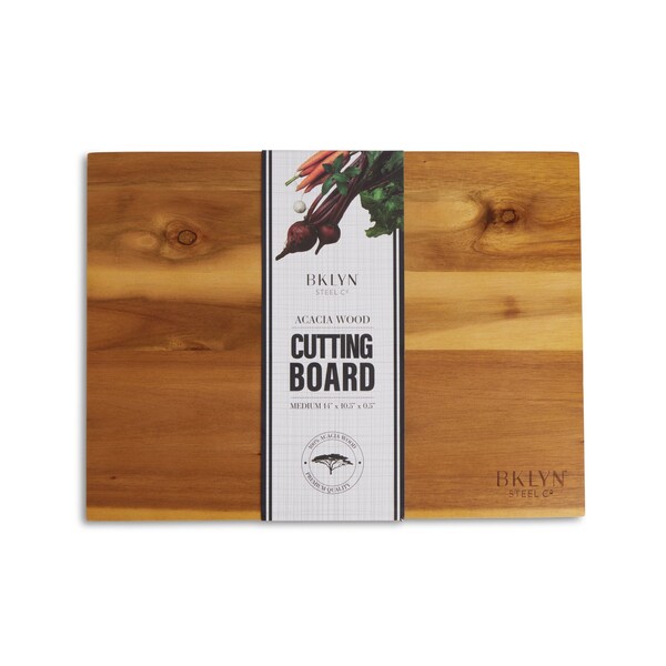 Bklyn Steel Co. Acacia Natal Cutting Board - Md - 28902