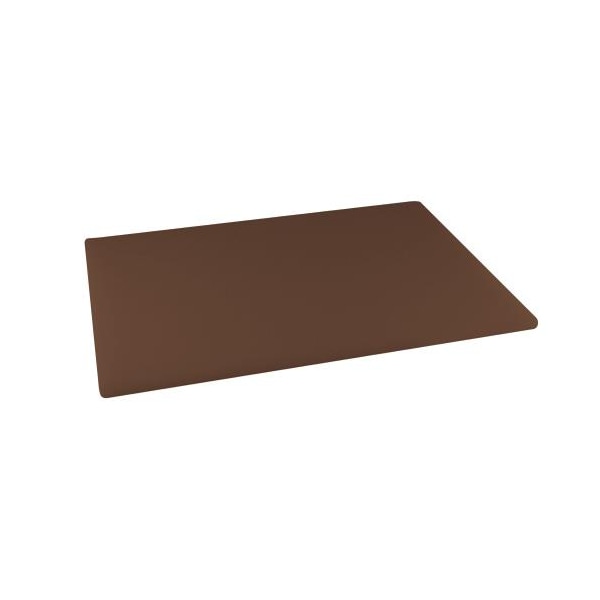 Winco 15 in x 20 in x 1/2 in Brown Cutting Board - CBBN-1520