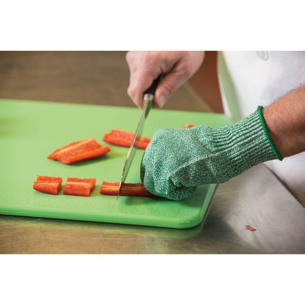San Jamar Cutting Board, 20 x 15 x 1/2 In, Green - CB152012GN