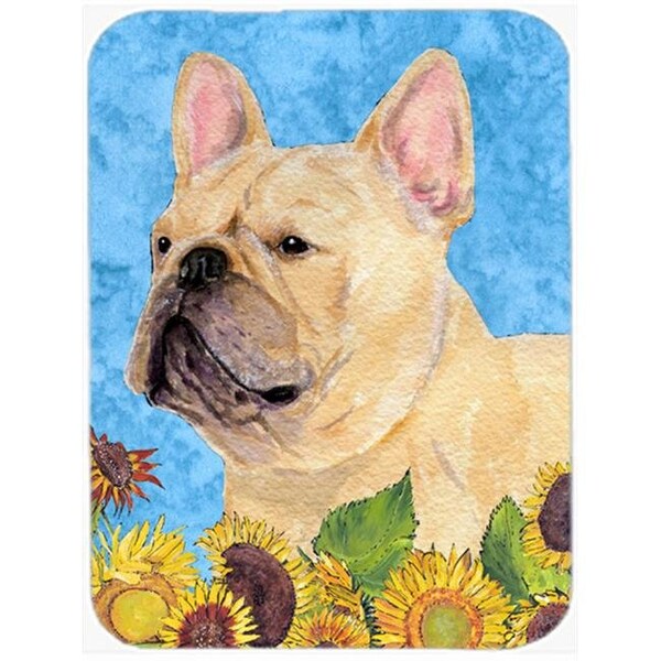 Carolines Treasures Carolines Treasures SS4118LCB French Bulldog Glass Cutting Board - Large - SS4118LCB