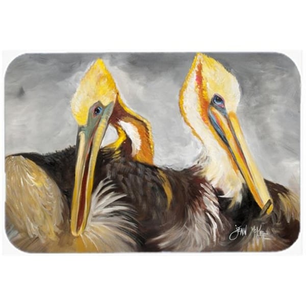 Carolines Treasures Carolines Treasures JMK1025LCB Pelicans Preening Glass Cutting Board; Large - JMK1025LCB
