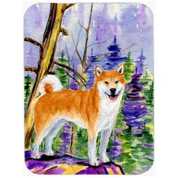 Carolines Treasures Carolines Treasures SS8629LCB Shiba Inu Glass Cutting Board - Large; 15 H x 12 L in. - SS8629LCB