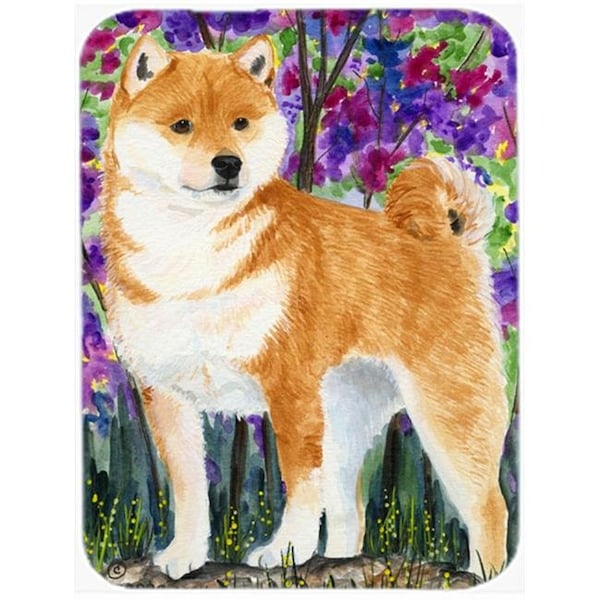 Carolines Treasures Carolines Treasures SS8061LCB Shiba Inu Glass Cutting Board - Large - SS8061LCB