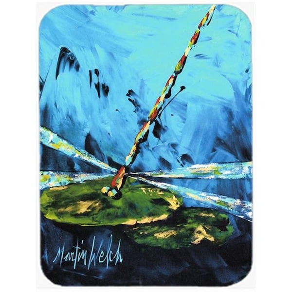 Carolines Treasures Carolines Treasures MW1196LCB Ggs Dragonfly Glass Cutting Board; Large - MW1196LCB