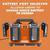 Baterías RIDGID de Litio-Ion de 18V MAX Output de 6.0 Ah, 4.0 Ah y 2.0 Ah, Cargador y Cargador Gratis de 6 Puertos - AC9302460SB-AC86096