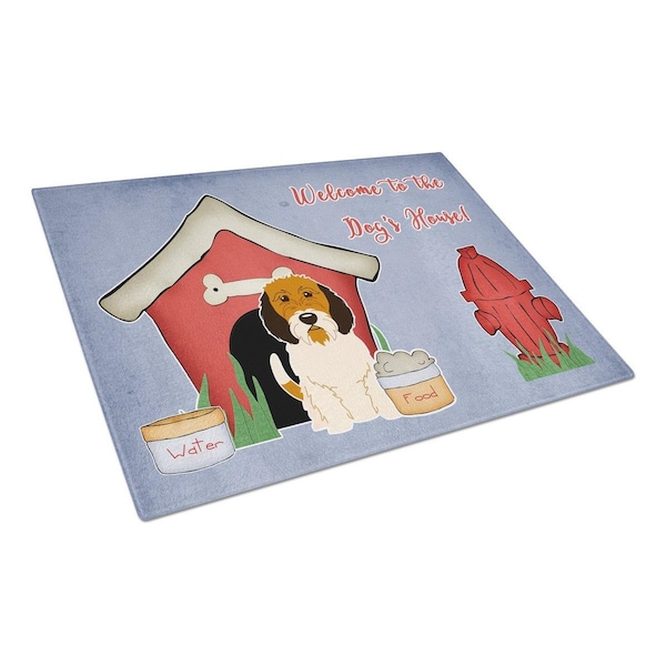 Carolines Treasures Dog House Collection Petit Basset Griffon Veenden Glass Cutting Board, Large - BB2833LCB