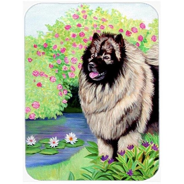 Carolines Treasures Carolines Treasures 7074LCB 15 x 12 in. Keeshond Glass Cutting Board - Large - 7074LCB