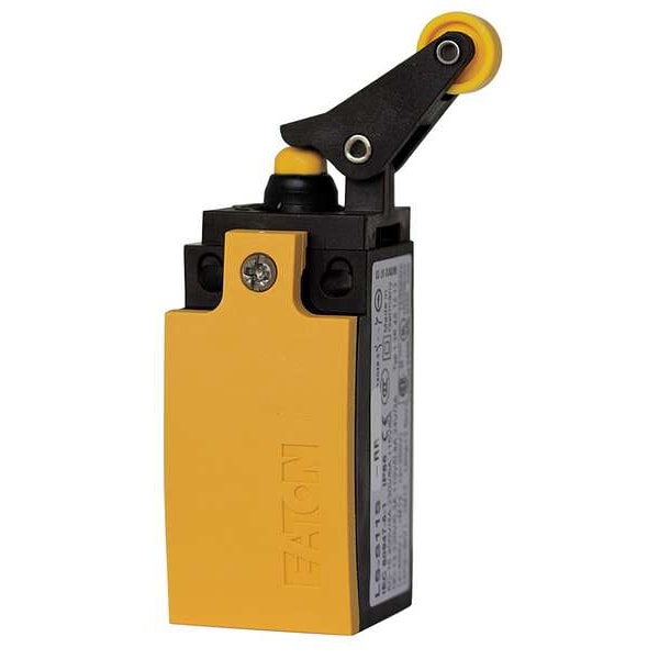 Interruptor de límite Eaton, Émbolo, Palanca de rodillo, 1NC/1NO, 4A a 400V CA, Ubicación del actuador: Superior - LS-S11S-LA