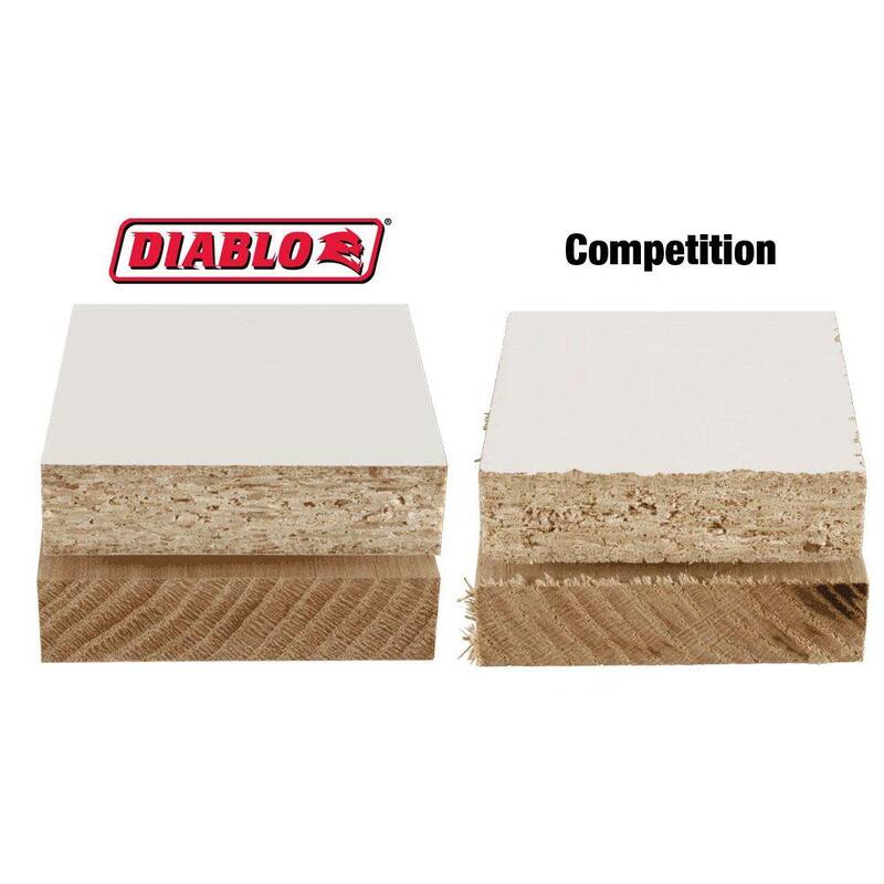 DIABLO 12 pulgadas x 80 dientes Hoja de sierra para acabado fino en madera - D1280X