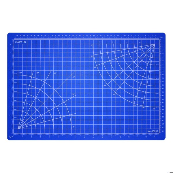 Excel Blades 12 in. x 18 in. Self Healing Cutting Mat with Measurement Grid - 60003IND
