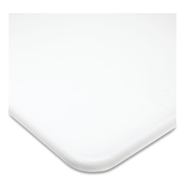 San Jamar Cut-N-Carry Color Cutting Boards, Plastic, 20w x 15d x 1/2h, White - SAN CB152012WH