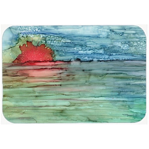 Carolines Treasures 8984LCB Abstract Sunset on the Water Glass Cutting Board, Large - 8984LCB