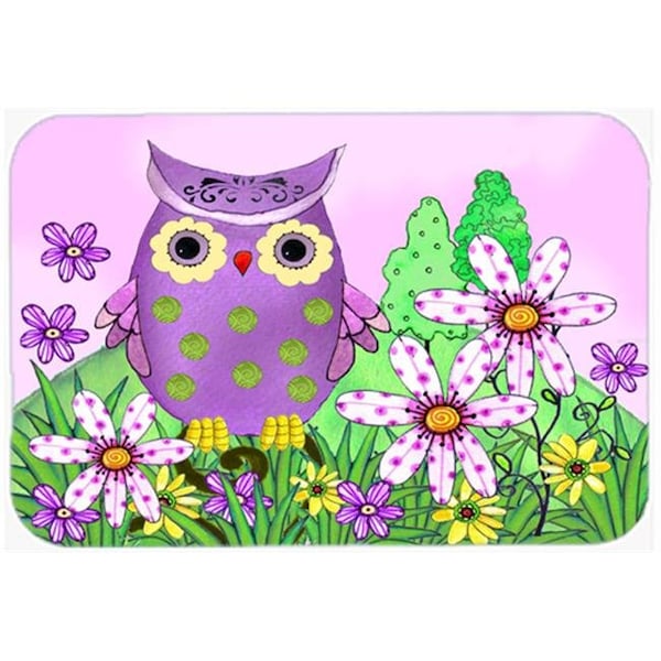 Carolines Treasures Carolines Treasures PJC1096LCB Who Is Your Friend Owl Glass Cutting Board; Large - PJC1096LCB