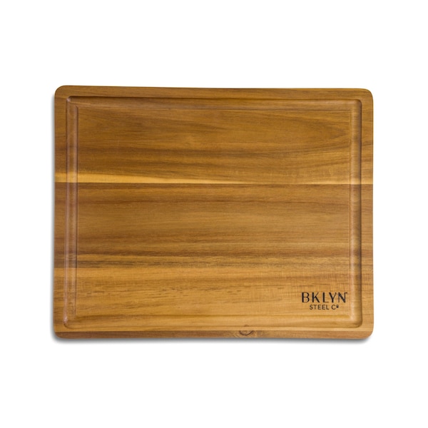 Bklyn Steel Co. Acacia Porto Cutting Board with Juice Well - Md - 28900