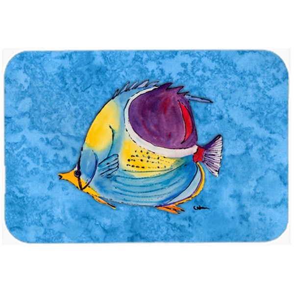 Carolines Treasures 8676LCB Fish Tropical Glass Cutting Board, Large - 8676LCB
