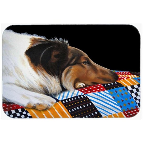 Carolines Treasures Carolines Treasures AMB1037LCB Day Dreamer Collie Glass Large Cutting Board - AMB1037LCB