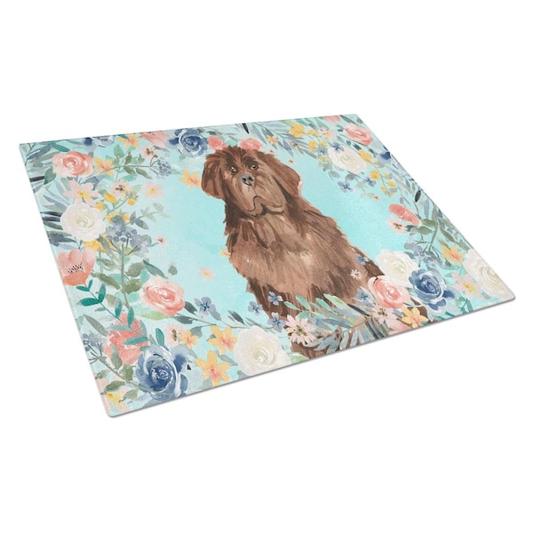 Carolines Treasures Newfoundland Glass Cutting Board Large - CK3416LCB