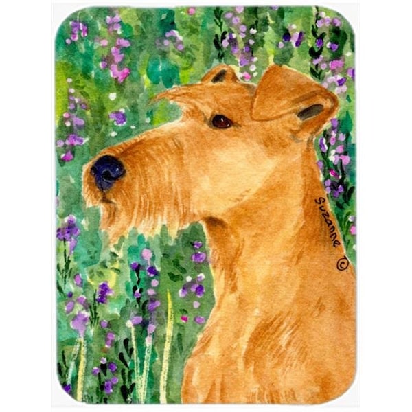 Carolines Treasures Carolines Treasures SS1004LCB Irish Terrier Glass Cutting Board - Large - SS1004LCB