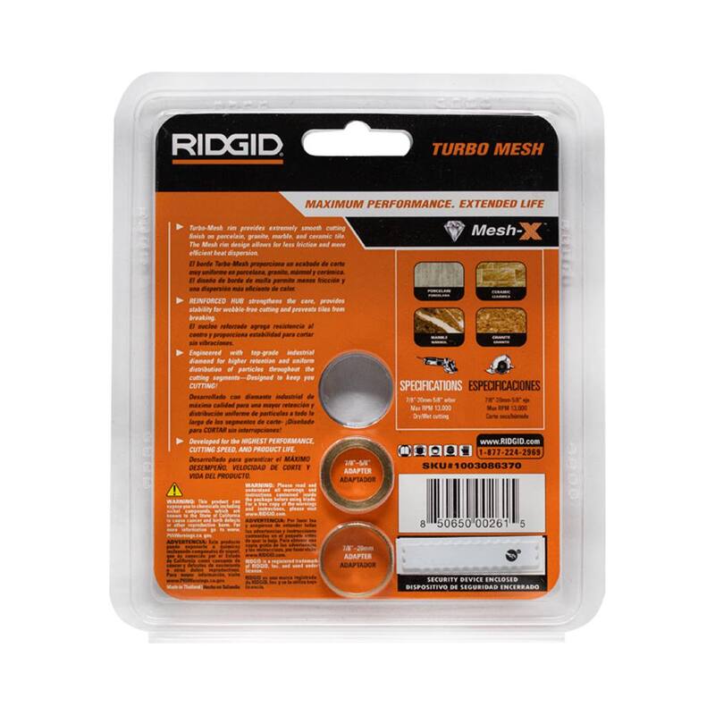 Hoja de borde continuo de 4.5 pulgadas con borde de malla - HD-CM45P