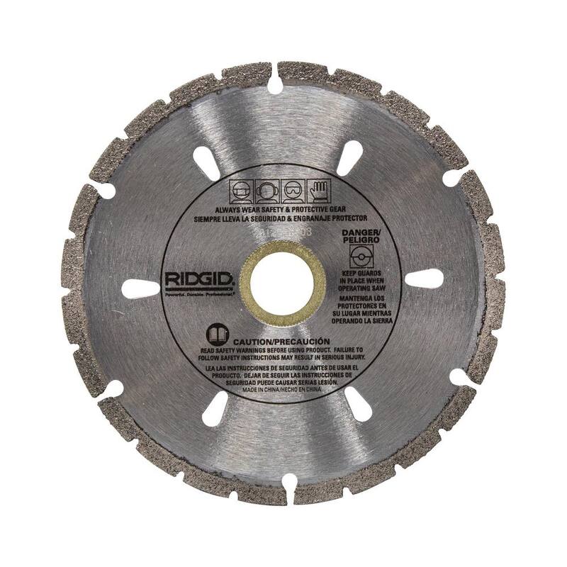 Cuchilla de corte multiusos de diamante de 4.5 pulgadas RIDGID - HD-VBMU45