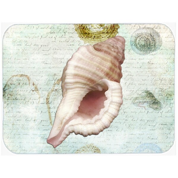 Carolines Treasures SB3041LCB Shells Glass Cutting Board, Large - SB3041LCB