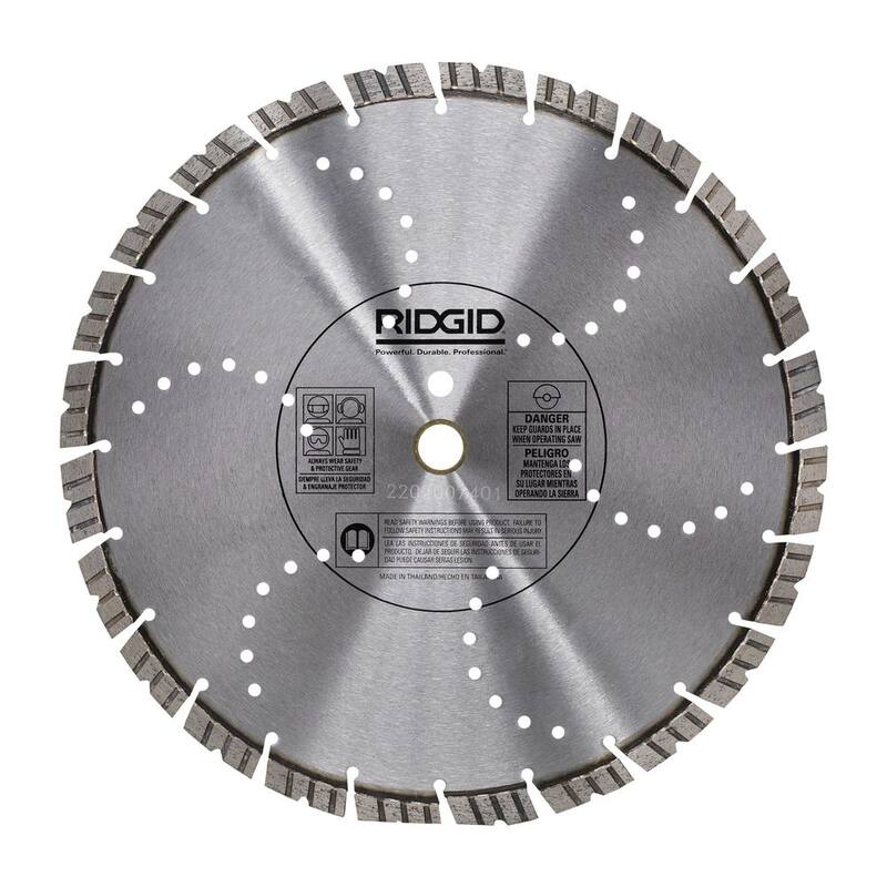 RIDGID 14 pulgadas. Hoja de Diamante de Doble Propósito XTR - HD-CCNTS14