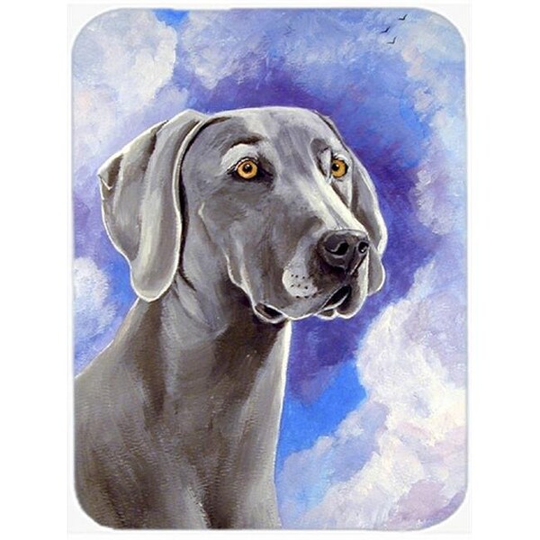 Carolines Treasures Carolines Treasures 7063LCB Azure Skies Weimaraner Glass Cutting Board - Large; 15 x 12 in. - 7063LCB