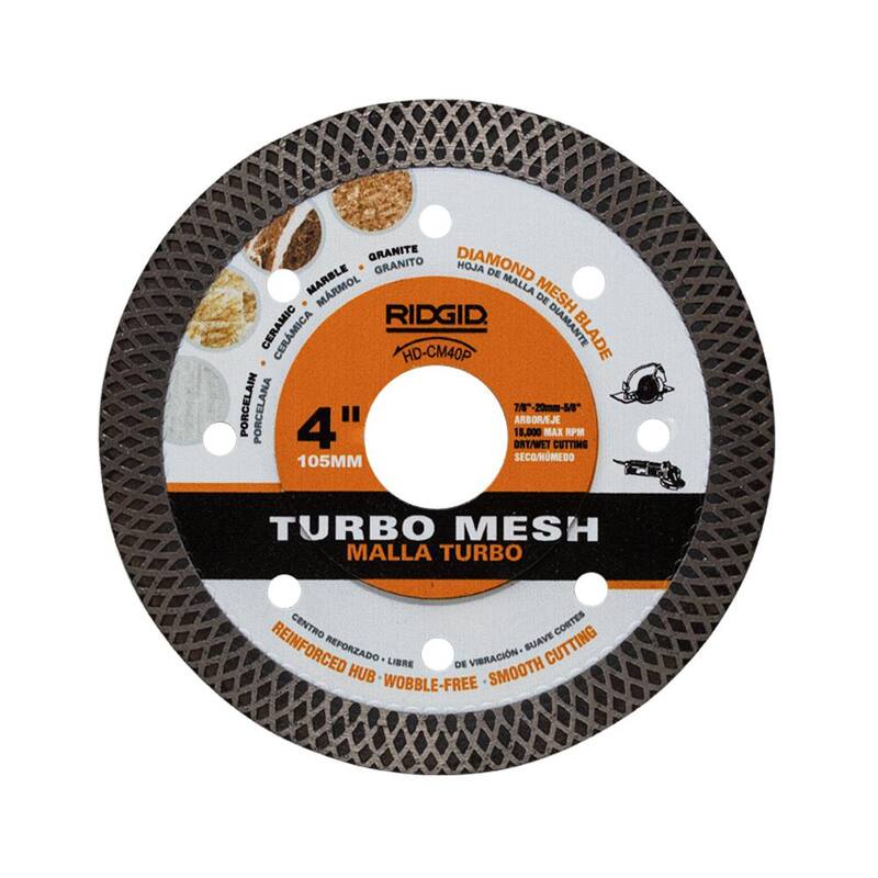 RIDGID 4 pulgadas Malla de Diamante de Borde Continuo - HD-CM40P