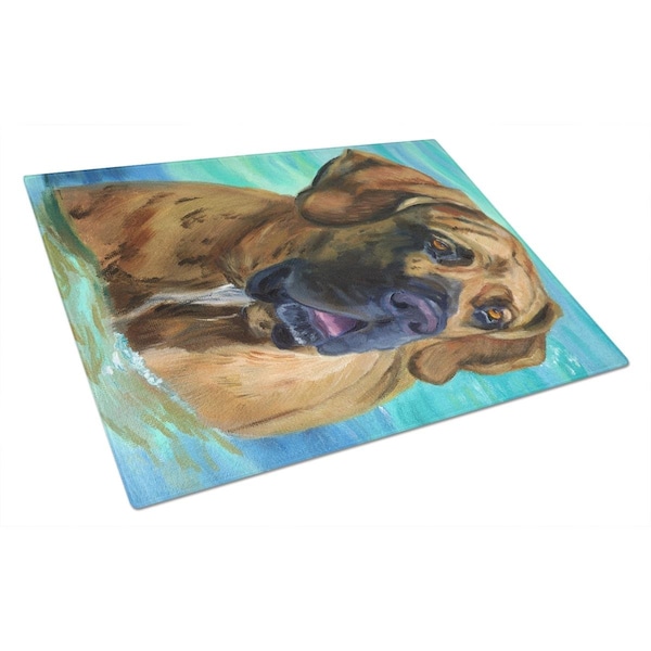 Carolines Treasures Fila Brasilerio Glass Cutting Board Large - 7378LCB