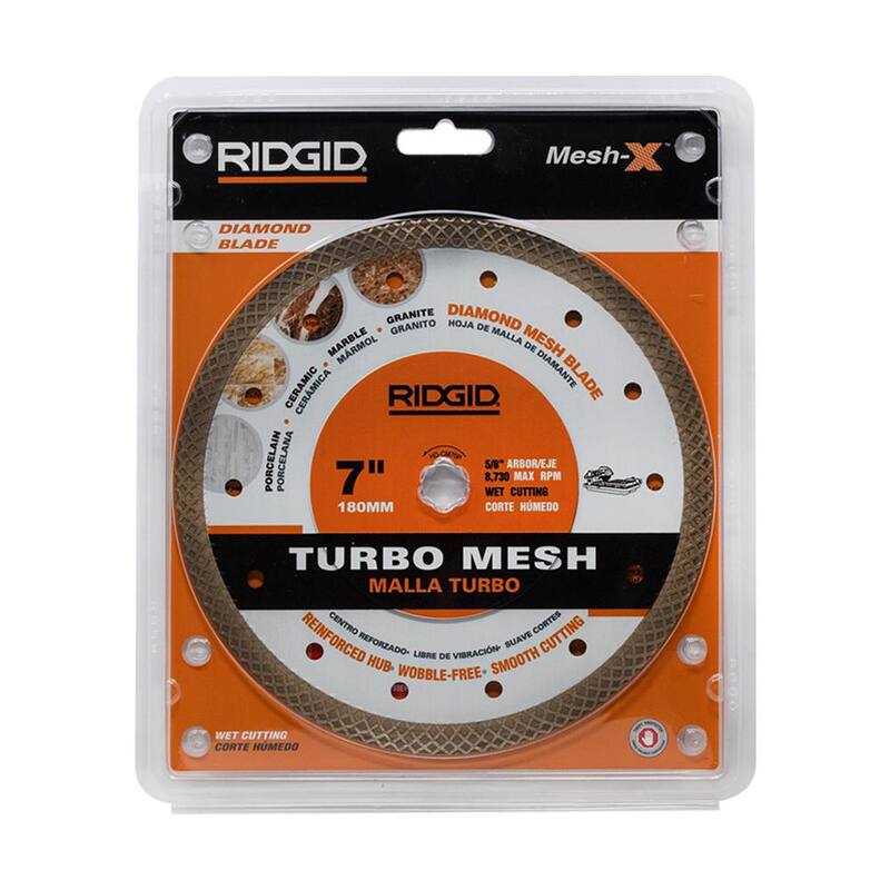 Hoja de diamante de borde de malla turbo de 7 pulgadas - HD-CM70P