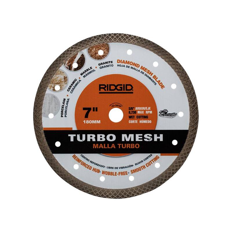 Hoja de diamante de borde de malla turbo de 7 pulgadas - HD-CM70P