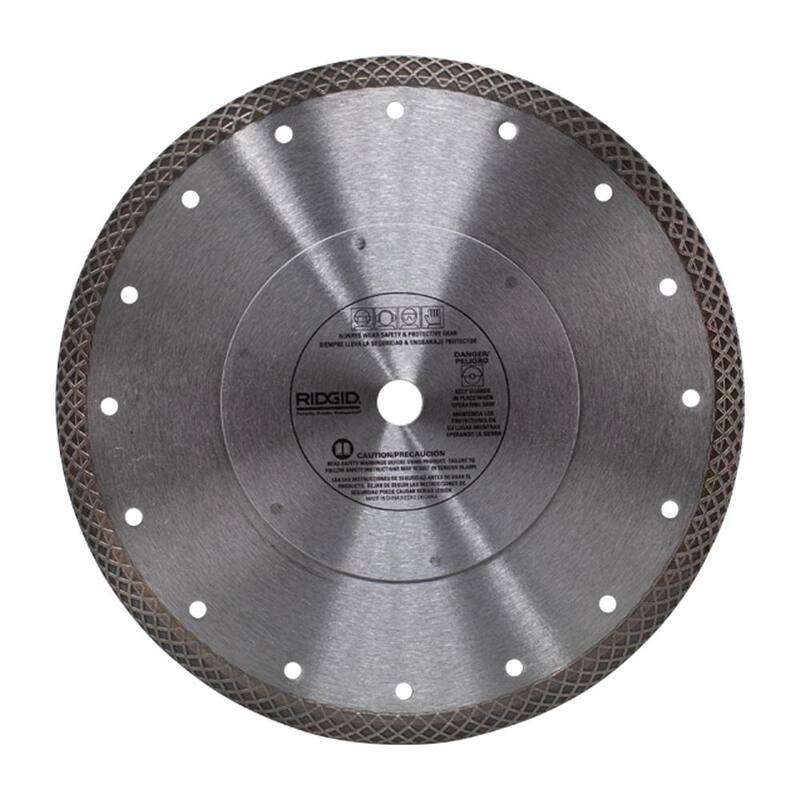 Hoja de diamante de aro continuo de malla de 10 pulgadas RIDGID - HD-CM10P