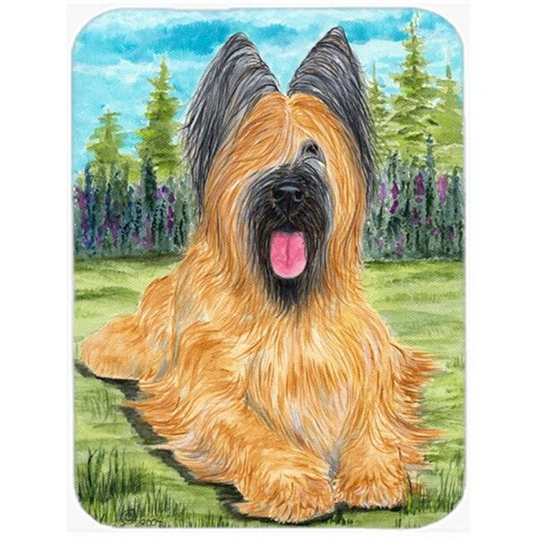 Carolines Treasures Carolines Treasures SS8035LCB Briard Glass Cutting Board - Large - SS8035LCB