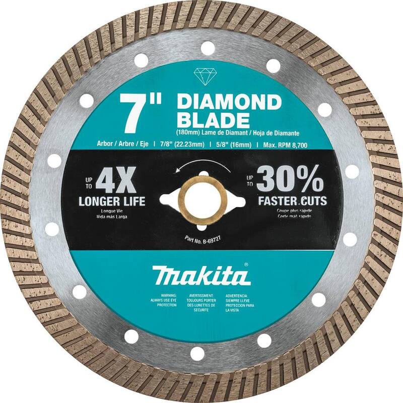 Makita 7 pulgadas Disco de Diamante Turbo Rim para Uso General - B-69727