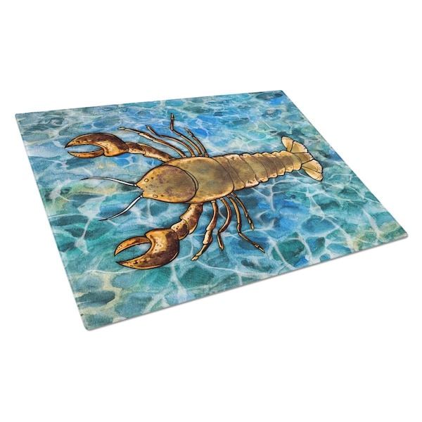 Carolines Treasures Lobster Glass Cutting Board Large - BB5351LCB