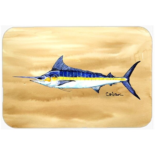 Carolines Treasures Carolines Treasures 8754LCB Swordfish On Sandy Beach Glass Cutting Board; Large - 8754LCB