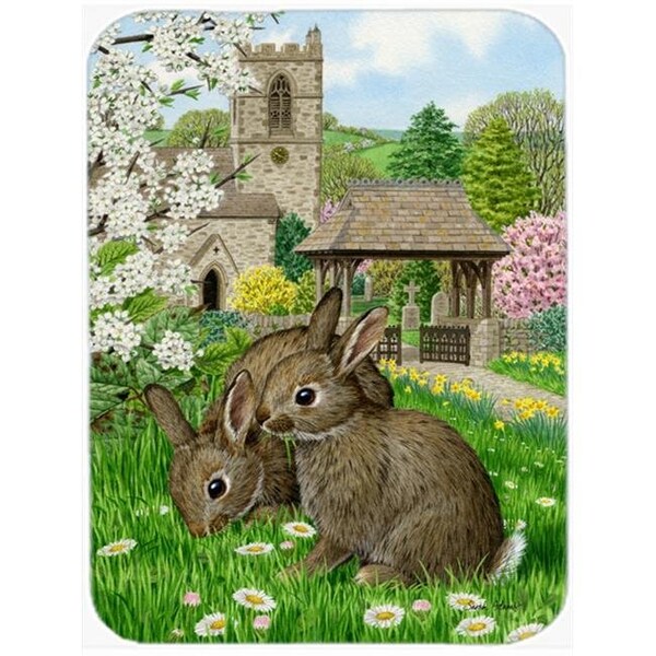 Carolines Treasures Carolines Treasures ASA2023LCB Leveret Bunny Rabbit Glass Cutting Board; Large - ASA2023LCB
