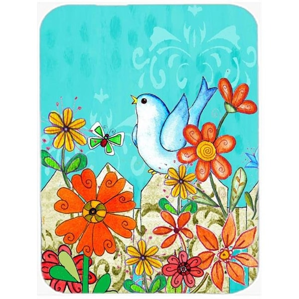 Carolines Treasures Carolines Treasures PJC1049LCB Flower Good Day To Bloom Glass Cutting Board; Large - PJC1049LCB
