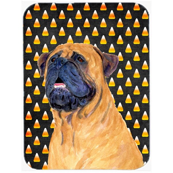 Carolines Treasures 15 x 12 in. Mastiff Candy CorW Giraffeeen Portrait Glass Cutting Board - Large - SS4313LCB