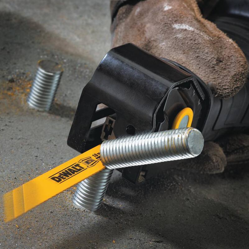 Set de hojas de sierra reciproca bimetálicas DEWALT con estuche (16 piezas) - DW4899