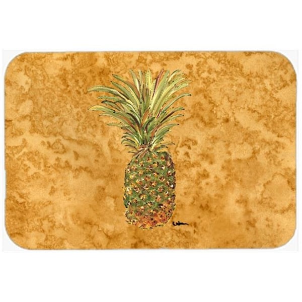 Carolines Treasures Carolines Treasures 8654LCB Pineapple Glass Cutting Board - Large; 15 H x 12 L in. - 8654LCB