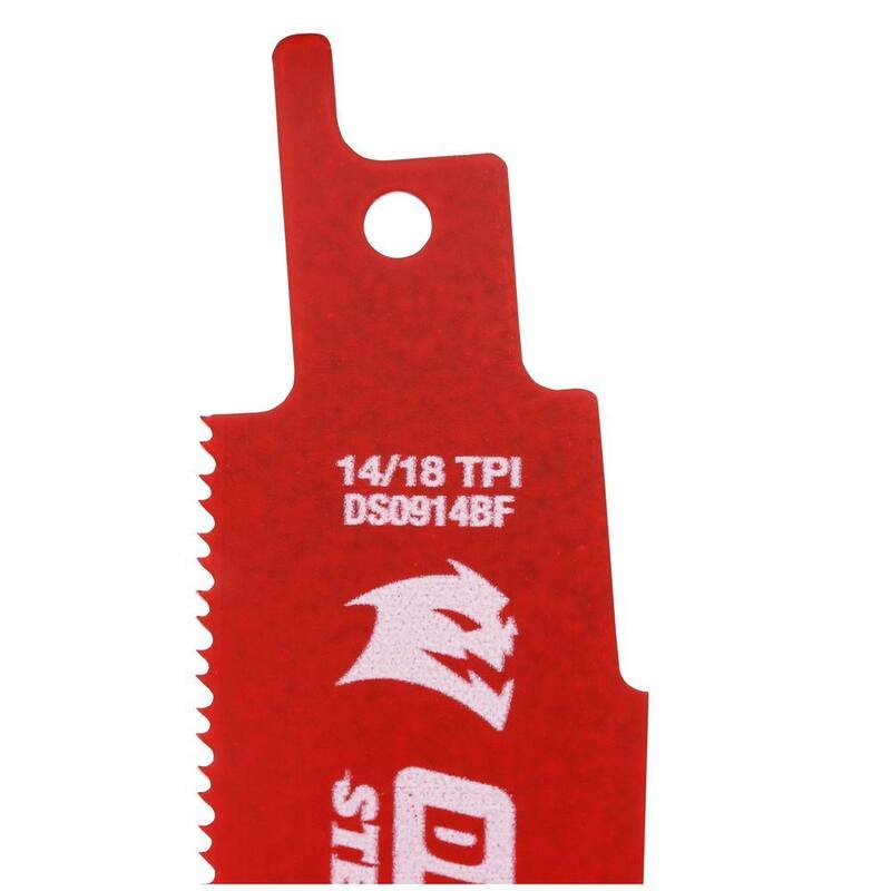 DIABLO 9 pulgadas 14/18 TPI Hojas de Sierra Recíproca Bimetálicas para Metal Mediano - DS0914BF15