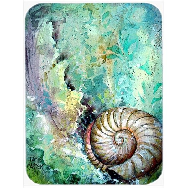 Carolines Treasures Carolines Treasures PJC1037LCB The Treasure Of The Surf Shell Glass Cutting Board; Large - PJC1037LCB