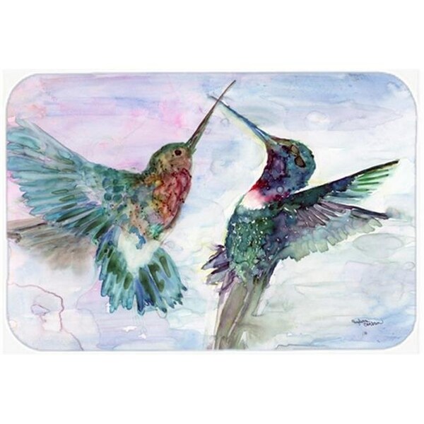 Carolines Treasures Carolines Treasures 8968LCB Hummingbird Combat Glass Cutting Board; Large - 8968LCB